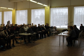 15 февраля состоялся отчет и.о. главы Христенко А.В.