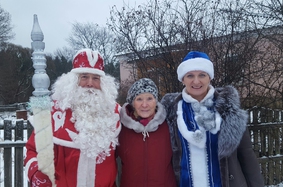 Дед Мороз поздравил пожилых людей в Токсово